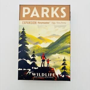 New PARKS Wildlife Expansion Keymaster Board Game First Edition Sealed Contents.